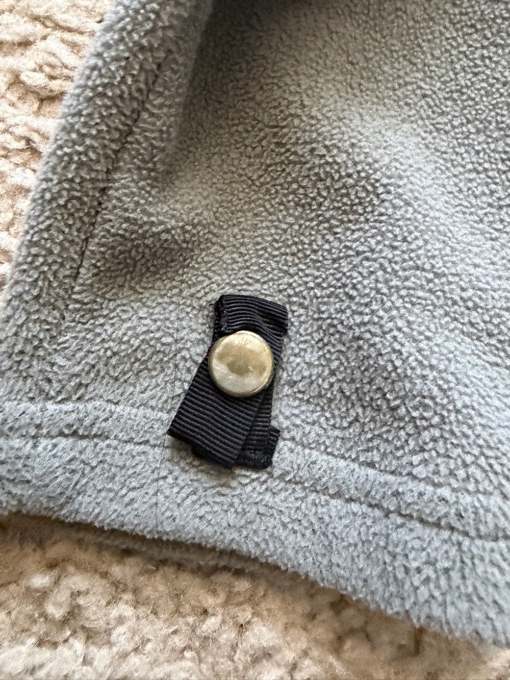 The North Face Gray Fleece Jacket with Pink Trim - Picture 4 of 6